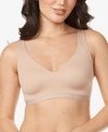 Warner's Warners Cloud 9 Super Soft, Smooth Invisible Look Wireless Lightly Lined Comfort Bra Rm1041a In Toasted Almond (nude 4)