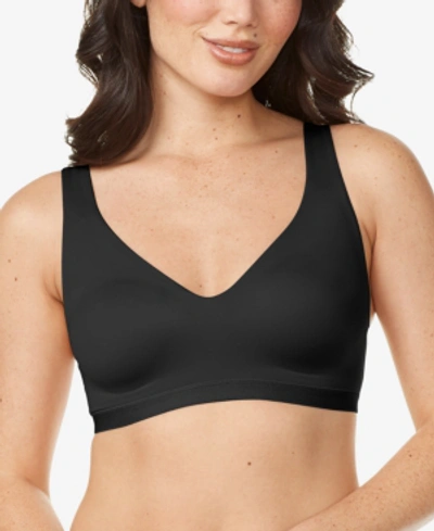 Warner's Warners Cloud 9 Super Soft, Smooth Invisible Look Wireless Lightly Lined Comfort Bra Rm1041a In Rich Black