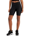 JENNI ON REPEAT CROSSOVER WAIST BIKE SHORTS, CREATED FOR MACY'S