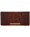 Brahmin Ady Wallet Pecan Melbourne In Pecan Melbourne/gold