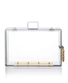 Milanblocks Trendy Transparent Acrylic Clutch In Clear