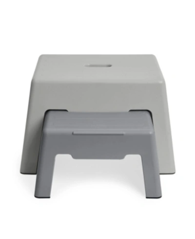 Skip Hop Double-up Step Stool In Gray