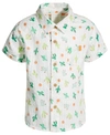 FIRST IMPRESSIONS BABY BOYS HAPPY CACTUS COTTON SHIRT, CREATED FOR MACY'S