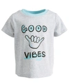 FIRST IMPRESSIONS BABY BOYS GOOD VIBES COTTON T-SHIRT, CREATED FOR MACY'S