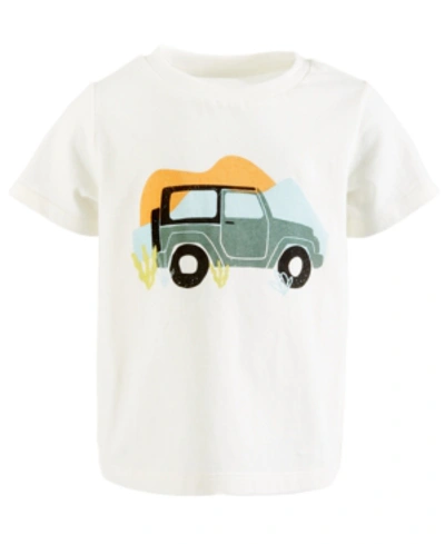 First Impressions Kids' Toddler Boys Adventure Car Cotton T-shirt, Created For Macy's In Neo Natural