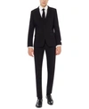 OPPOSUITS BIG BOYS BLACK KNIGHT SLIM FIT SOLID SUIT