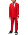 Opposuits Toddler Boys 3-piece Devil Solid Suit Set In Red