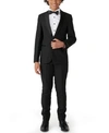 Opposuits Big Boys 3-piece Jet Set Solid Tuxedo Set In Black