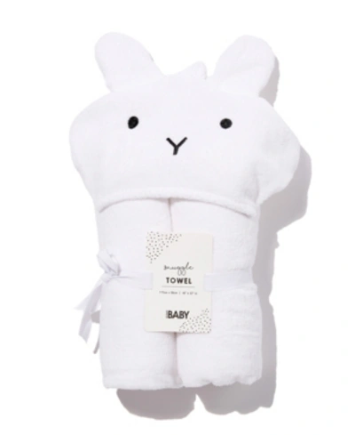 Cotton On Baby Boys And Girls Baby Snuggle Towel In White