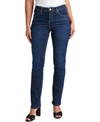 Jag Women's Ruby Comfort Stretch Mid Rise Straight Jeans In Night Breeze
