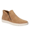 Bella Vita Camberley Ankle Boot In Saddle Kid Suede Leather