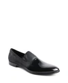Bruno Magli Men's Monet Seude & Patent Leather Loafers In Black Patent