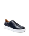 Bruno Magli Men's Falcone Italian Leather Low-top Sneakers In Navy Calf