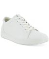 Ecco Soft Classic Leather Sneaker In White