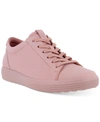 Ecco Women's Soft 7 Mono 2.0 Sneakers Women's Shoes In Silver Pink/silver Pink