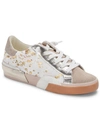 Dolce Vita Zina Sneaker In Silver/gold Metallic Calf Hair