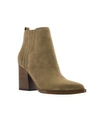 Marc Fisher Women's Matter Block Heel Booties Women's Shoes In Brown