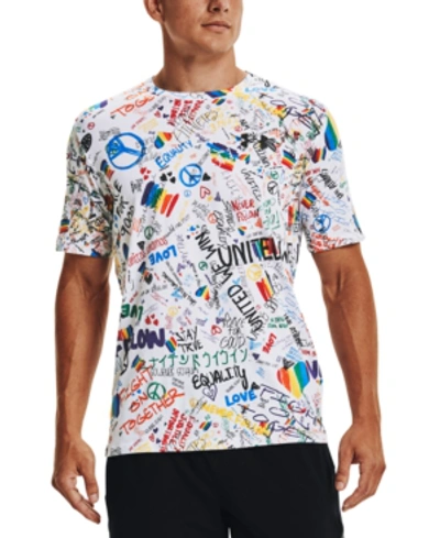 Under Armour Men's Printed Pride Shirt In White
