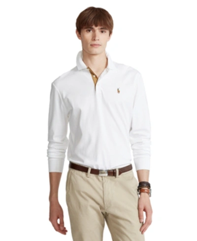 POLO RALPH LAUREN MEN'S CLASSIC-FIT LONG SLEEVE SOFT COTTON POLO SHIRT