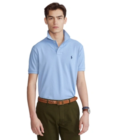 Polo Ralph Lauren Men's Classic Fit Mesh Polo Shirt In Dress Shirt Blue