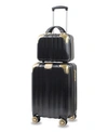 AMERICAN GREEN TRAVEL MELROSE S CARRY-ON VANITY LUGGAGE, SET OF 2