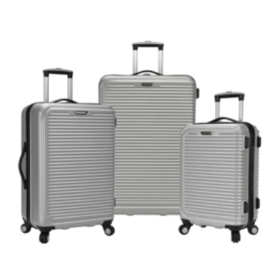 Travel Select Savannah 3-pc. Hardside Luggage Set, Created For Macy's In Silver