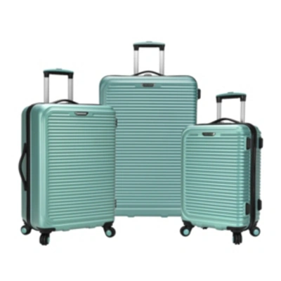 Travel Select Savannah 3-pc. Hardside Luggage Set, Created For Macy's In Teal
