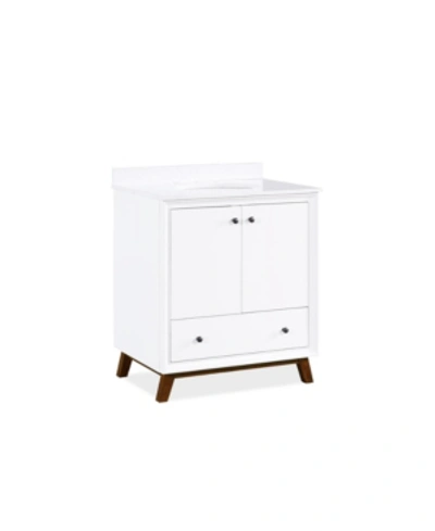 Dorel Living Delia's Bathroom Vanity In White