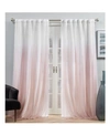 Exclusive Home Curtains Crescendo Lined Blackout Hidden Tab Curtain Panel Pair, 54" X 84", Set Of 2 In Pink