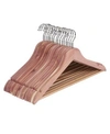 Household Essentials Slim Profile Cedar Hangers, Set Of 16 In Brown