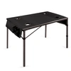 Picnic Time Oniva By  Black Travel Table Portable Folding Table In Black