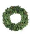 Northlight Pre-lit Canadian Pine Artificial Christmas Wreath In Green