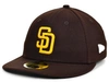 New Era San Diego Padres Authentic Collection 59fifty Fitted Cap In Brown