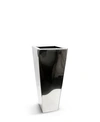 LE PRESENT CHROMA CLASSIK TAPERED STAINLESS STEEL VASE 36"