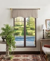 MARTHA STEWART COLLECTION LUCCA BLACKOUT SCALLOP VELVET VALANCE, CREATED FOR MACY'S