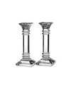 Marquis By Waterford Treviso 8" Candlestick, Set Of 2 In Clear