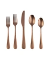 Cambridge Rhiannon Copper Satin 20-piece Flatware Set, Service For 4 In Copper