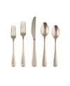 CAMBRIDGE RHIANNON CHAMPAGNE SATIN 20-PIECE FLATWARE SET, SERVICE FOR 4