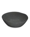 Tarhong Nature Black Melamine Serve Bowl 142 oz In Black