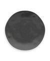 Tarhong Planta Matte Black Melamine Dinner Plates, Set Of 6 In Black