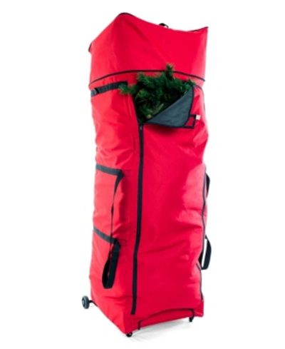 Santa's Bag Xxl Expandable Tree Storage Duffel In Red
