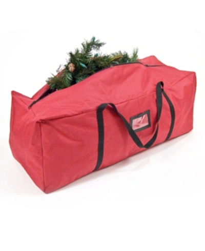 Santa's Bag Multi Use Christmas Decoration Storage Bag, 36" In Red