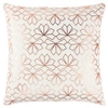 RIZZY HOME GEOMETRICAL DESIGN POLYESTER FILLED DECORATIVE PILLOW, 20" X 20"