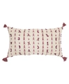 RIZZY HOME GEOMETRIC POLYESTER FILLED DECORATIVE PILLOW, 14" X 26"