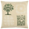 RIZZY HOME TREE POLYESTER FILLED DECORATIVE PILLOW, 20" X 20"