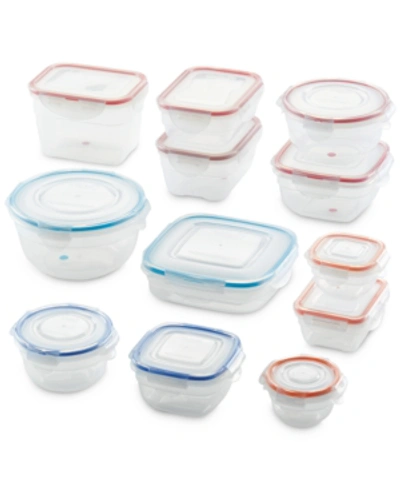 Lock N Lock Easy Essentials 24-pc. Color Mates Storage Container Set In Multi