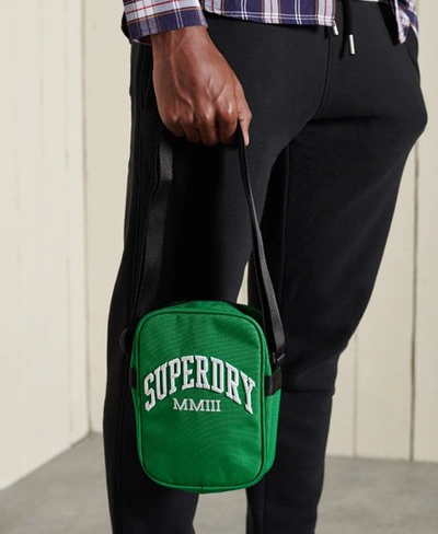 Superdry Unisex Side Bag Green / Oregon Green - Size: 1size