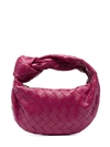 Bottega Veneta Womens Cinnabar-gold The Mini Jodie Intrecciato Leather Hobo Bag In Purple