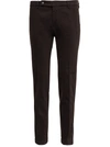 BERWICH BROWN COTTON TAILORED PANTS