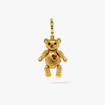 Annoushka Mythology 18ct Gold Teddy Bear Locket Charm